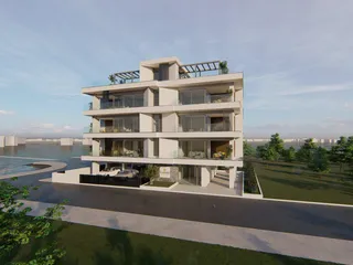 Малоэтажная резиденция с парковкой недалеко от пляжей, Дериния, Кипр