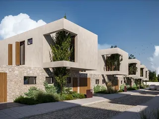 Новый комплекс вилл с бассейнами и панорамным видом, Протарас, Кипр