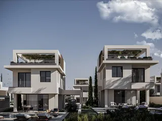 Новый комплекс вилл с бассейнами, садами и живописными видами в 800 метрах от пляжа, Протарас, Кипр