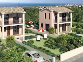 Комплекс вилл с панорамным видом недалеко от пляжа, Пейя, Кипр