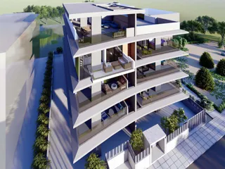 Новая элитная резиденция с парковкой в престижном районе, рядом с центром Лимассола, Кипр