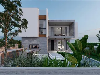 Новый комплекс вилл с садами, Кония, Кипр