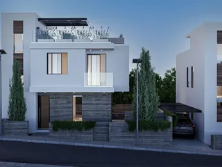 Новый комплекс вилл с садами, Кония, Кипр