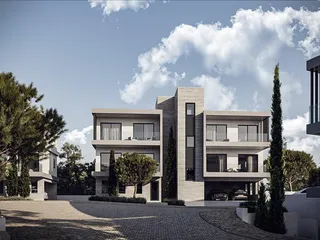 Новая закрытая резиденция для пожилых людей с бассейнами, садами и медицинским обслуживанием, Героскипу, Кипр