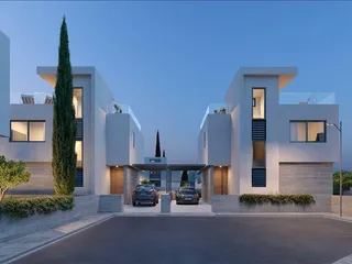 Новый комплекс вилл недалеко от пляжа и автомагистрали, Героскипу, Кипр