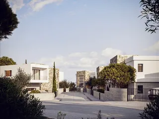 Новый комплекс меблированных вилл с панорамными видами, Эпископи, Кипр