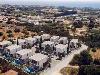 Новый комплекс меблированных вилл с бассейнами, Эмба, Кипр