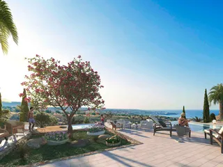 Закрытый комплекс вилл с бассейнами, садами и панорамными видами, Пафос, Кипр