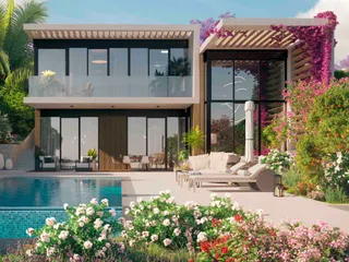 Закрытый комплекс вилл с бассейнами, садами и панорамными видами, Пафос, Кипр