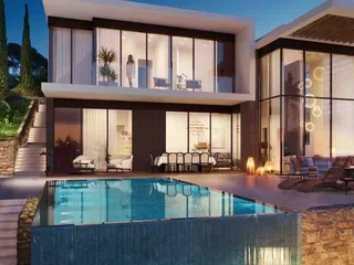 Закрытый комплекс вилл с бассейнами, садами и панорамными видами, Пафос, Кипр