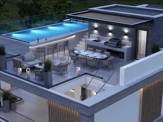 Новая малоэтажная резиденция недалеко от гавани Лимассола, Гермасогейя, Кипр