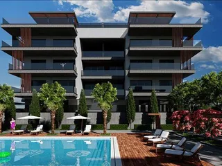 Новый закрытый комплекс вилл и апартаментов с бассейном и зелеными зонами недалеко от пляжа, Мутайяка, Кипр