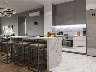 Новый закрытый комплекс вилл и апартаментов с бассейном и зелеными зонами недалеко от пляжа, Мутайяка, Кипр