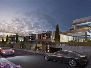 Новый закрытый комплекс вилл и апартаментов с бассейном и зелеными зонами недалеко от пляжа, Мутайяка, Кипр