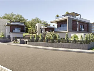 Новый закрытый комплекс вилл и апартаментов с бассейном и зелеными зонами недалеко от пляжа, Мутайяка, Кипр