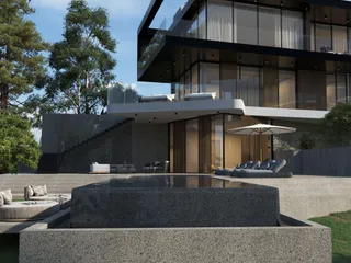 Новая трехэтажная вилла с бассейнами и спа-зоной в 200 метрах от моря, Агиос Тихонас, Кипр