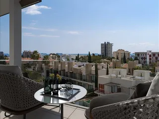 Новая закрытая резиденция с бассейнами и спа-зоной в 200 метрах от пляжа, Мутайяка, Кипр