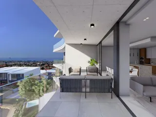 Новый жилой комплекс с бассейнами и видом на море, Агиос Афанасиос, Кипр