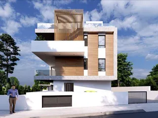 Закрытая резиденция с бассейном в 650 метрах от моря, Агиос Афанасиос, Кипр