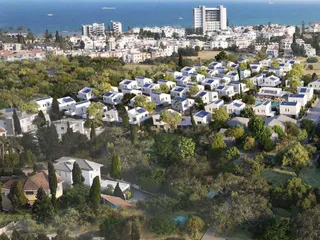 Большой закрытый комплекс вилл с бассейнами в 300 метрах от пляжей, Ороклини, Ларнака, Кипр