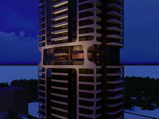 Высотная резиденция с зоной отдыха и тренажерным залом в центре Никосии, Кипр