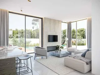 Новый комплекс вилл с террасами и садами в пригороде Никосии, Кипр