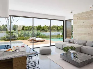 Новый комплекс вилл с террасами и садами в пригороде Никосии, Кипр