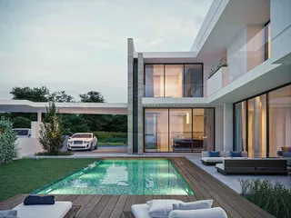 Новый комплекс вилл с террасами и садами в пригороде Никосии, Кипр