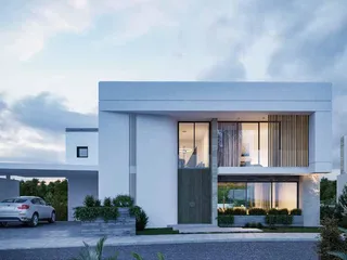 Новый комплекс вилл с террасами и садами в пригороде Никосии, Кипр