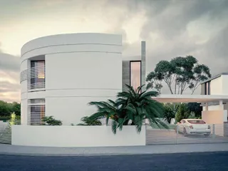 Новый комплекс вилл с террасами и садами в пригороде Никосии, Кипр