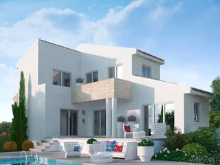 Комплекс вилл с панорамным видом рядом с автомагистралью и национальным парком, Писсури, Кипр