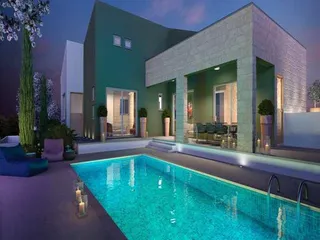 Комплекс вилл с панорамным видом рядом с автомагистралью и национальным парком, Писсури, Кипр