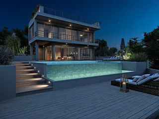 Комплекс вилл с бассейнами недалеко от пляжей и гавани, Пернера, Кипр