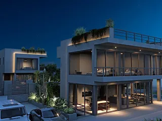 Комплекс вилл с бассейнами недалеко от пляжей и гавани, Пернера, Кипр