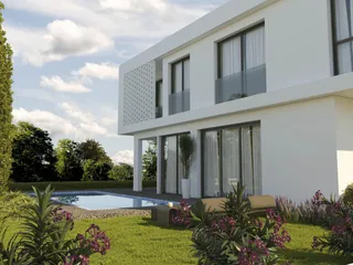 Комплекс вилл с бассейнами в 850 метрах от пляжа, Пернера, Кипр