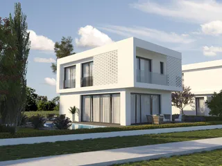 Комплекс вилл с бассейнами в 850 метрах от пляжа, Пернера, Кипр