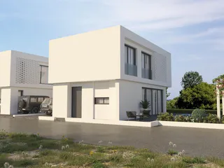 Комплекс вилл с бассейнами в 850 метрах от пляжа, Пернера, Кипр