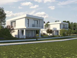 Комплекс вилл с бассейнами в 850 метрах от пляжа, Пернера, Кипр