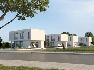 Комплекс вилл с бассейнами в 850 метрах от пляжа, Пернера, Кипр