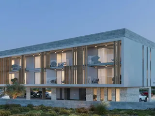 Закрытая резиденция с бассейнами в 50 метрах от пляжа, Кисонерга, Кипр