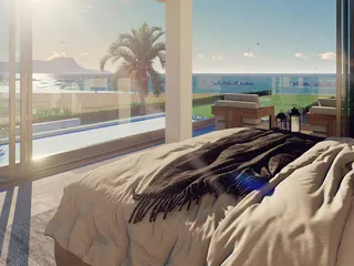 Комплекс вилл с бассейнами на берегу моря, Полис, Кипр