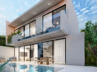 Новый комплекс вилл с бассейнами рядом с морем, Пафос, Кипр