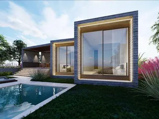 Новая вилла с бассейном, садом и панорамным видом в престижном районе Морских пещер, Пейя, Кипр