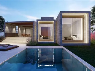 Новая вилла с бассейном, садом и панорамным видом в престижном районе Морских пещер, Пейя, Кипр