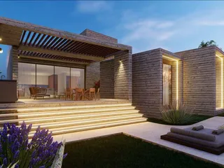 Новая вилла с бассейном, садом и панорамным видом в престижном районе Морских пещер, Пейя, Кипр