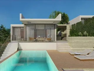 Новый комплекс вилл с бассейнами и панорамными видами, Кония, Кипр