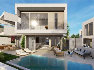 Новый комплекс меблированных вилл в спокойном районе, Кония, Кипр