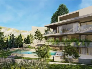 Новый комплекс вилл с панорамным видом в престижном районе, Кония, Кипр