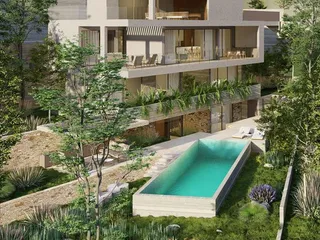 Новый комплекс вилл с панорамным видом в престижном районе, Кония, Кипр