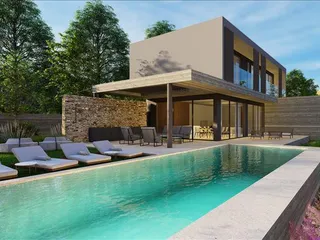 Новый комплекс вилл с панорамным видом в престижном районе, Кония, Кипр